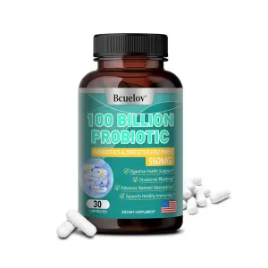Bcuelov Prebiotics Probiotic Capsules