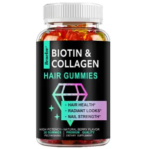 Bcuelov Biotin Collagen Gummies