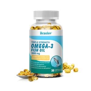 Bcuelov Omega 3 Fish Oil 3600mg Capsules