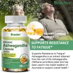 Bcuelov Organic Ashwagandha Capsules 1950mg