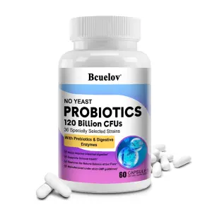 Bcuelov Probiotics 120 Billion CFU Capsules