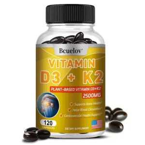 Bcuelov Vitamin D3+K2 Capsules