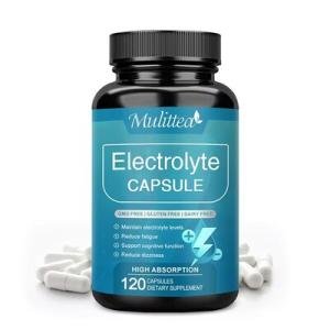 Mulittea Electrolyte Capsules with GMO, Gluten Free, Dairy Free