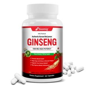 Soomiig Ginseng Extract Boosts Energy Capsules