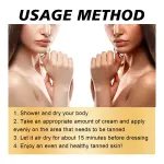 Body Bronzer Cream – Bikini-Ready Wheat Color Sun Tanning Lotion